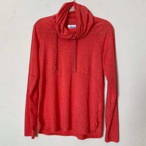 Columbia Women's Sun Trek Hooded Long Sleeve Shirt size medium